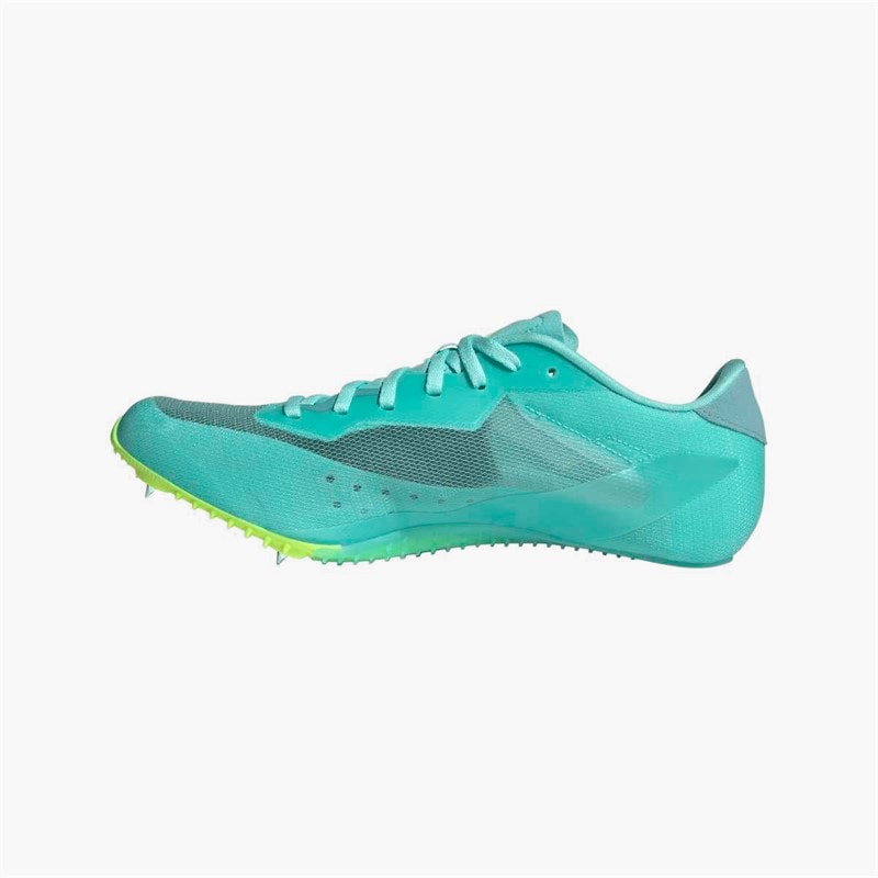 adidas Mens Adizero Sprintstar Sprinting Running Spikes Flash Aqua/Zero Metalic/Lucid Lemon - Image 5