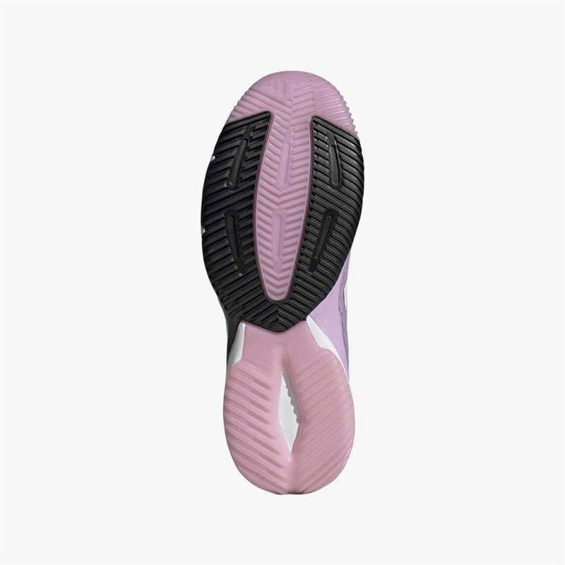 adidas Mens Crazyflight 6 Indoor Court Shoes Powder Plum/Zero Metalic/Core Black - Image 2