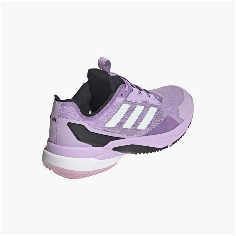 adidas Mens Crazyflight 6 Indoor Court Shoes Powder Plum/Zero Metalic/Core Black - Image 3