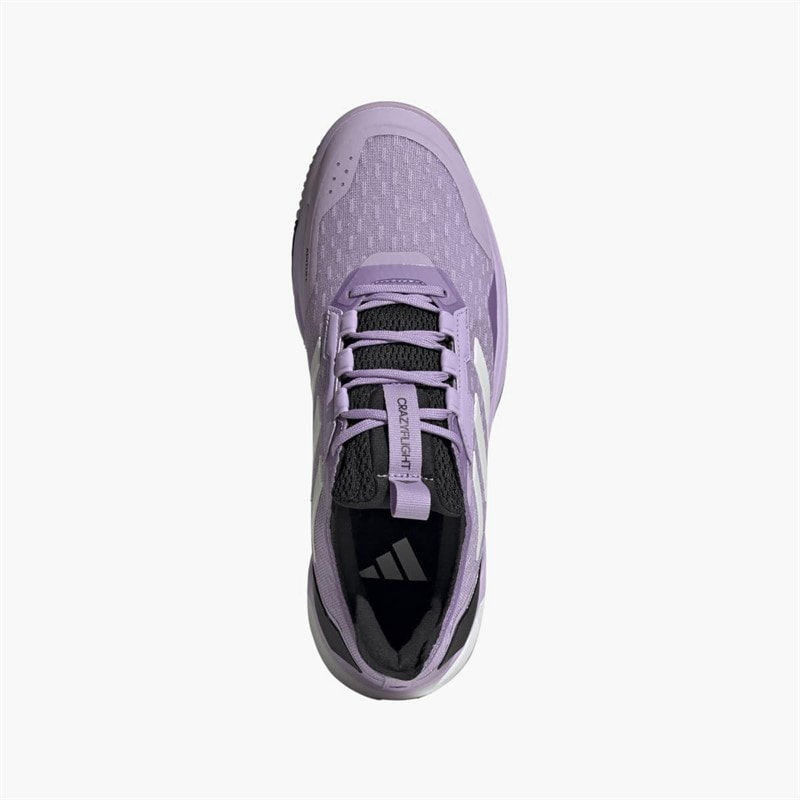 adidas Mens Crazyflight 6 Indoor Court Shoes Powder Plum/Zero Metalic/Core Black - Image 4