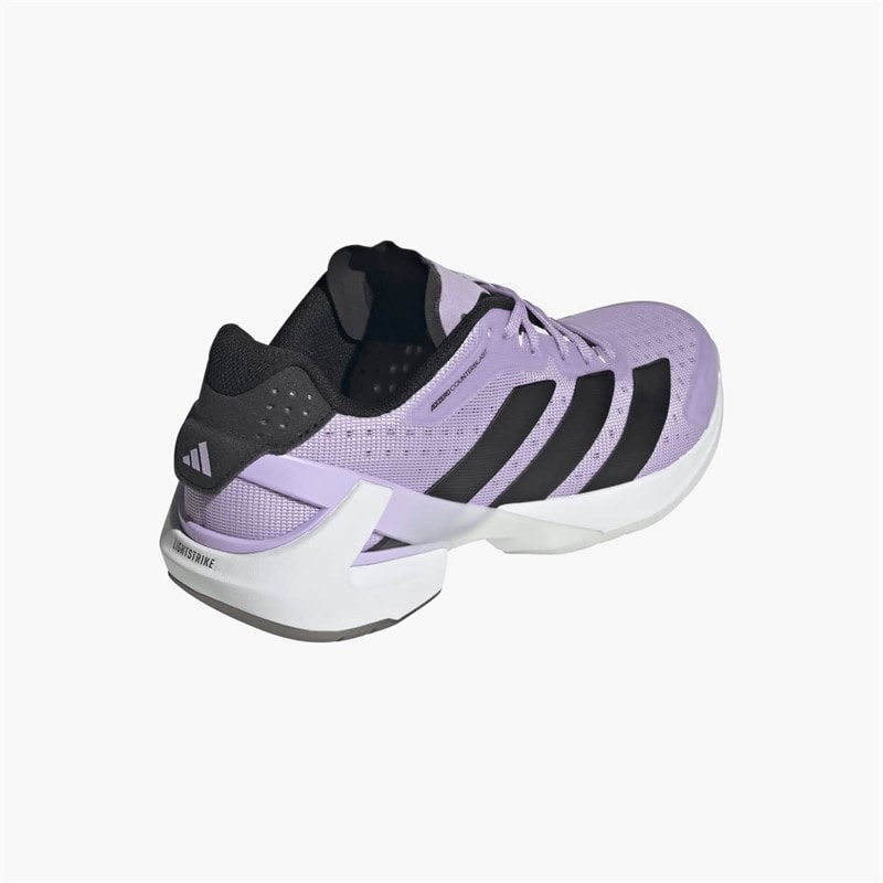 adidas Womens Counterblast Indoor Performance Court Shoes Cloud White/Core Black/Powder Plum - Image 3