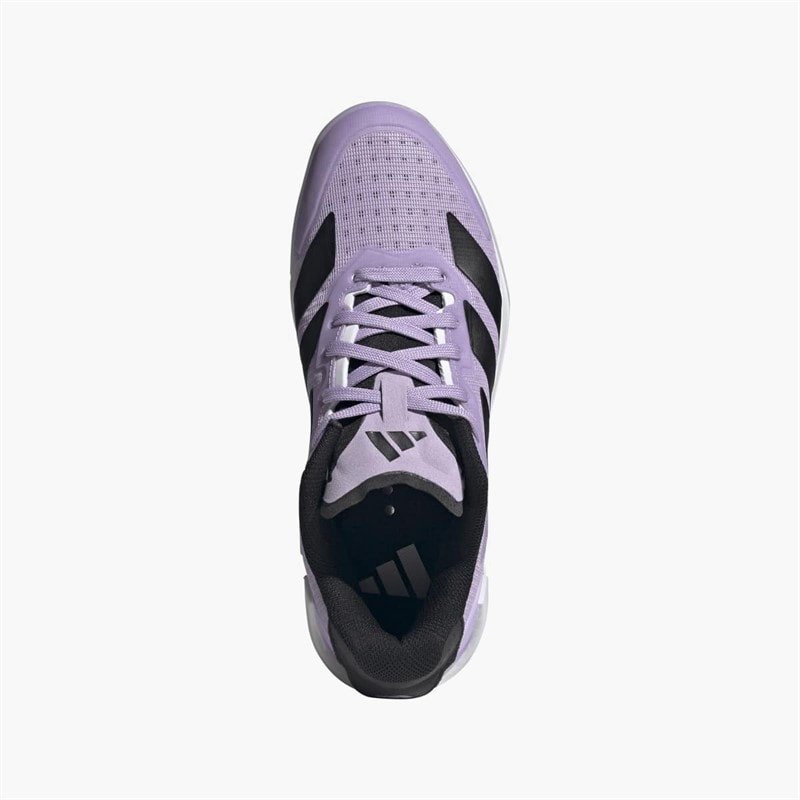 adidas Womens Counterblast Indoor Performance Court Shoes Cloud White/Core Black/Powder Plum - Image 4