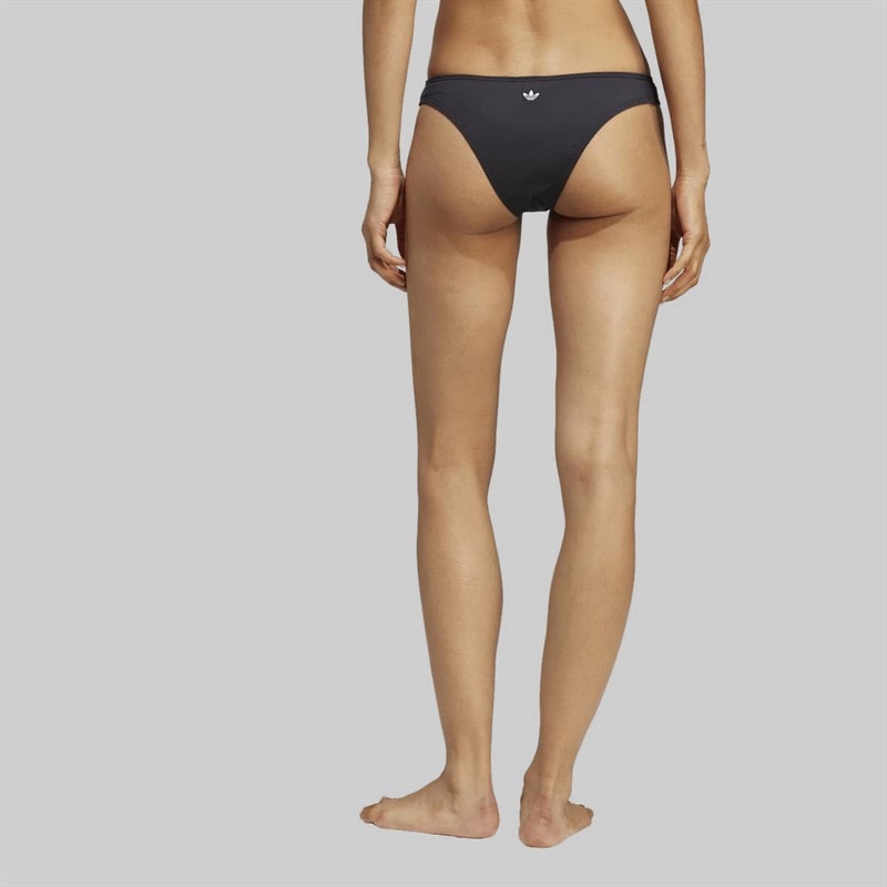 adidas Womens Essentials Bikini Bottoms Black/White - Image 3