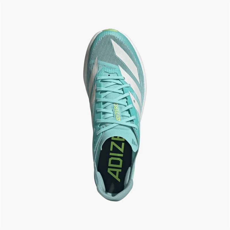 adidas Mens Adizero Ambition Middle Distance Running Spikes Flash Aqua/Zero Metalic/Lucid Lemon - Image 4
