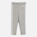adidas Infant Girls Essentials 3-Stripes Leggings Medium Grey Heather/White