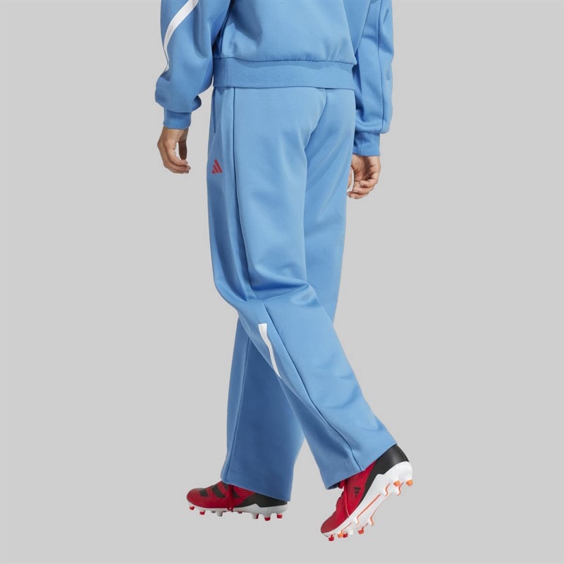 adidas Womens FFR France Rugby Z.N.E Travel Track Pants Focus Blue - Image 3