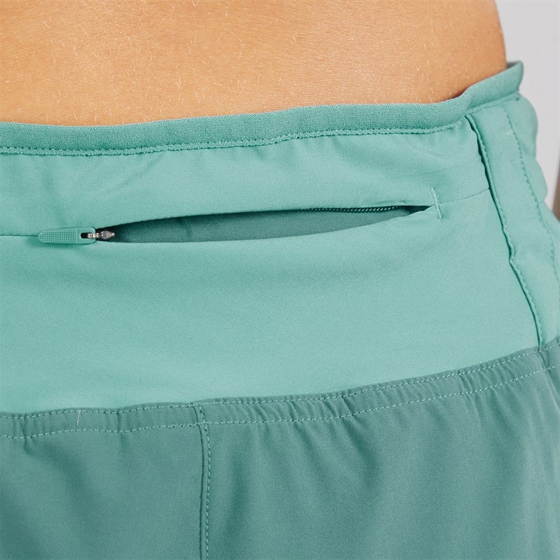 adidas Womens Adizero Archive Gel Pocket Running Shorts Preloved Teal - Image 5