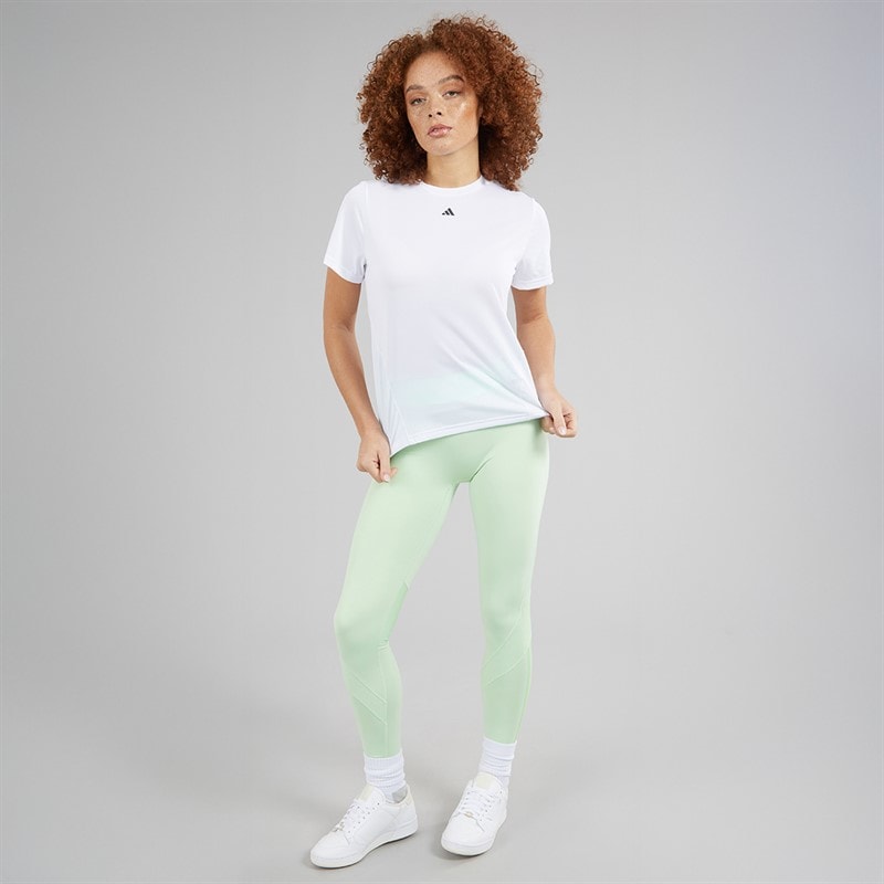 adidas Womens Designed For Training T-Shirt White - Image 4