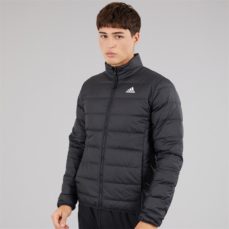 adidas Mens Essentials Lite Down Insulated Jacket Black - Image 3