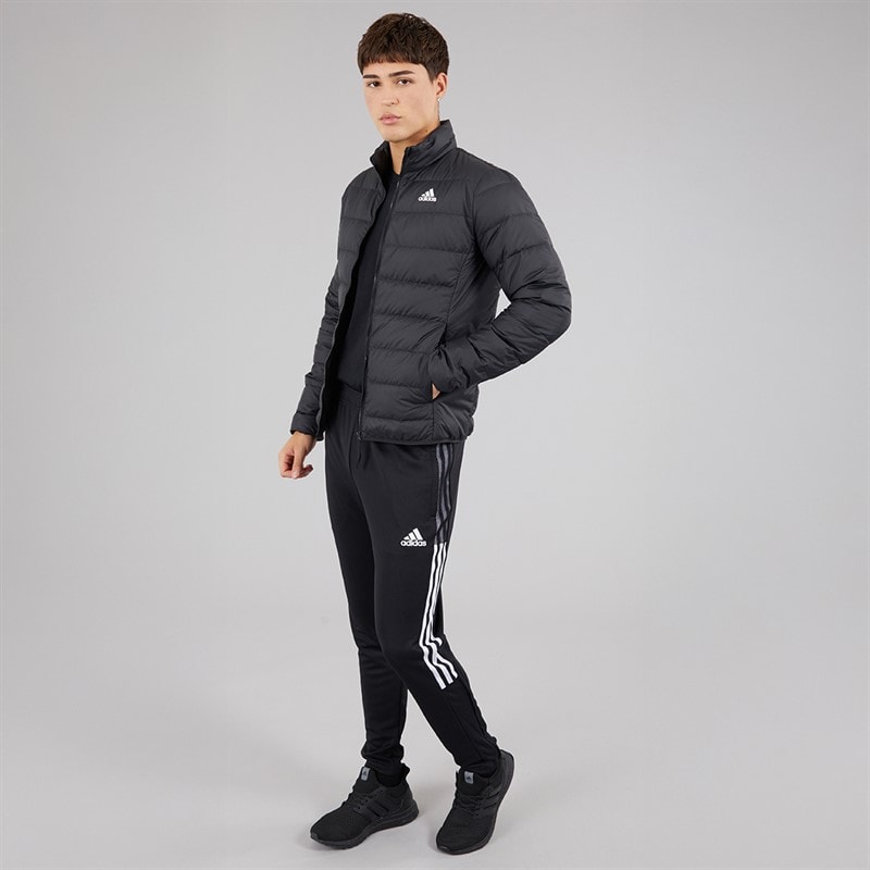 adidas Mens Essentials Lite Down Insulated Jacket Black - Image 4
