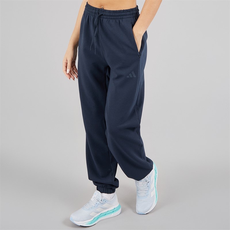 adidas Womens Designed For Training Warm Up Joggers Aurora Ink - Image 3