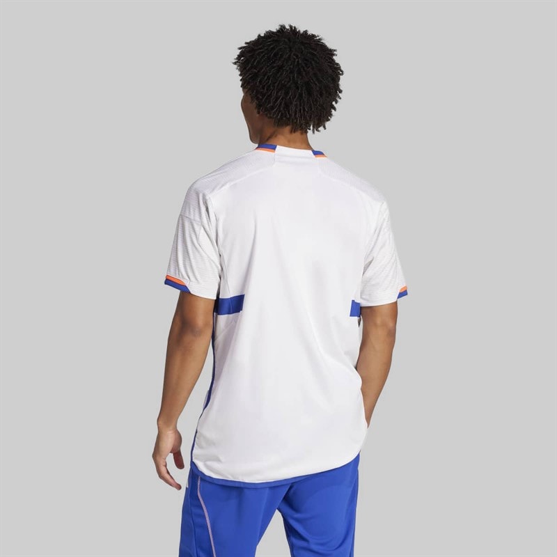 adidas Mens FFHB France Handball 25/26 Away Replica Jersey White - Image 3