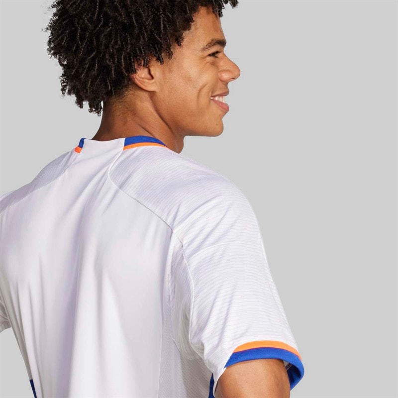 adidas Mens FFHB France Handball 25/26 Away Replica Jersey White - Image 5