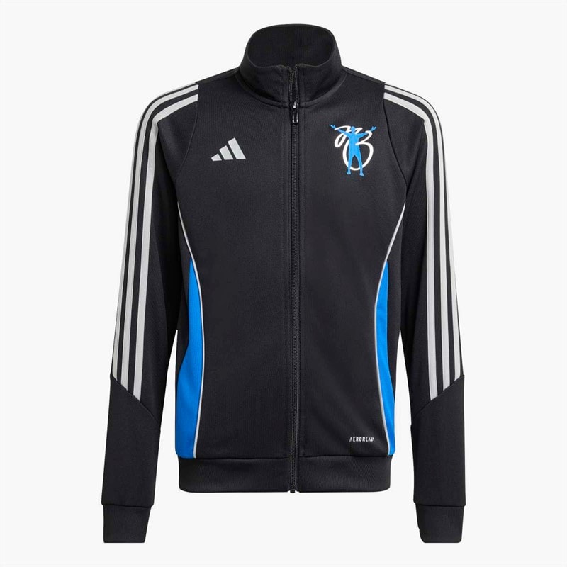 adidas Junior Boys Jude Bellingham Full Zip Track Jacket Black - Image 1