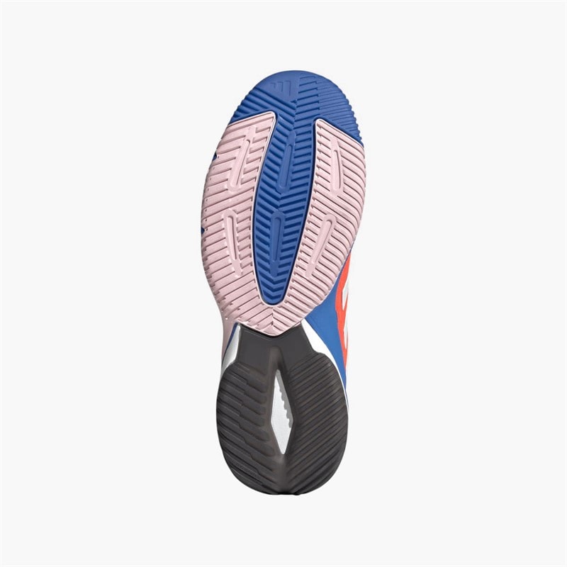 adidas Mens Crazyflight 6 Indoor Court Shoes Bright Royal/Zero Metalic/Team Solar Orange - Image 2