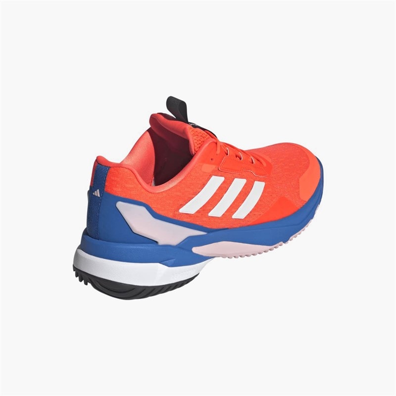 adidas Mens Crazyflight 6 Indoor Court Shoes Bright Royal/Zero Metalic/Team Solar Orange - Image 3