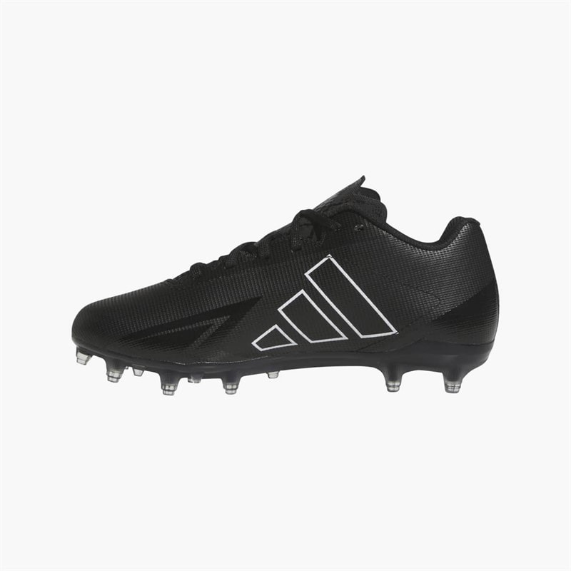 adidas Junior Adizero Electric.2 American Football Cleats Core Black/Cloud White/Core Black - Image 5