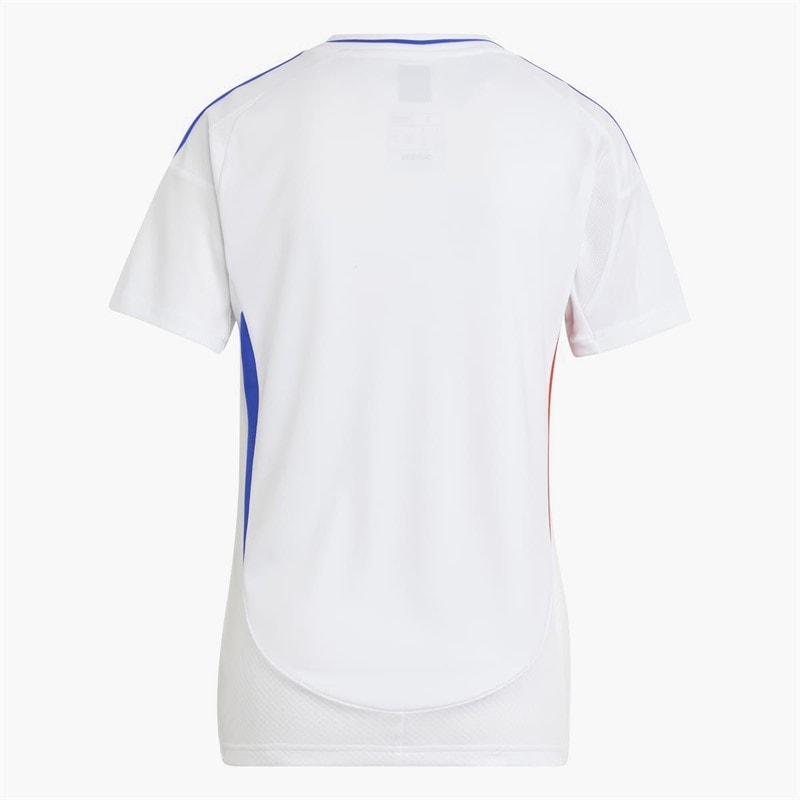 adidas Womens OL Olympique Lyon 24/25 Home Jersey White - Image 2