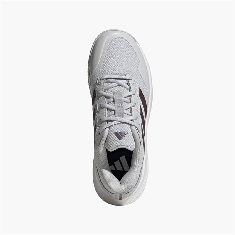 adidas Womens Gamecourt 2.0 All Court Tennis Shoes Grey One/Aurora Met/Core White - Image 4