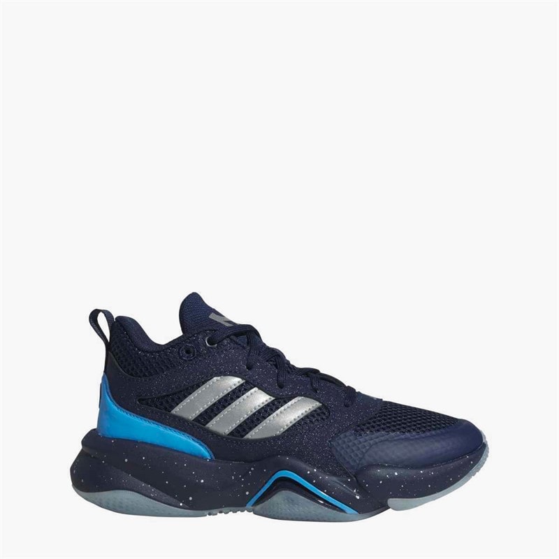 adidas Junior Boys Mahomes 2 Impact FLX Training Trainers Team Navy Blue/Bright Royal/Team Navy Blue - Image 1