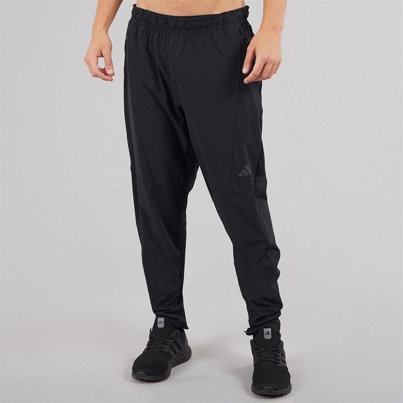 adidas Mens Designed For Training Hybrid Joggers Black - Image 3