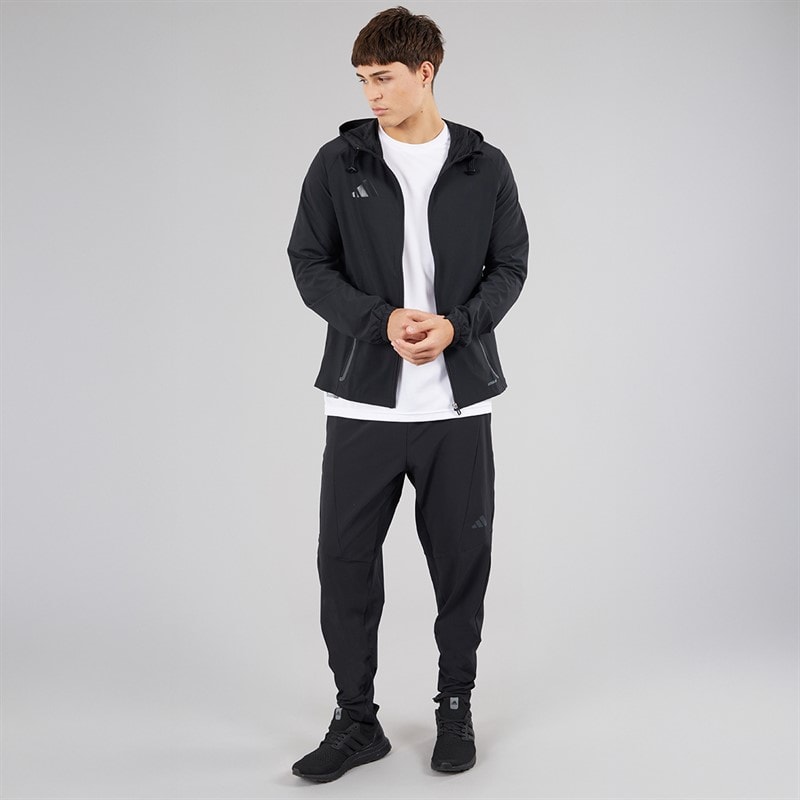 adidas Mens Designed For Training Hybrid Joggers Black - Image 4