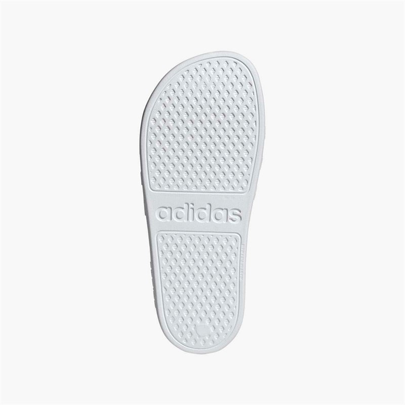 adidas Womens Adilette Aqua Sliders Cloud White/Rose Tone/Cloud White - Image 2