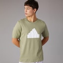 adidas Mens Future Icons Badge Of Sport T-Shirt Tent Green