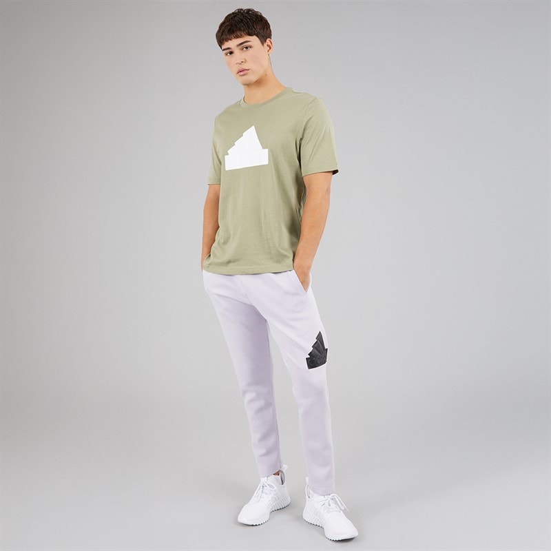 adidas Mens Future Icons Badge Of Sport T-Shirt Tent Green - Image 4