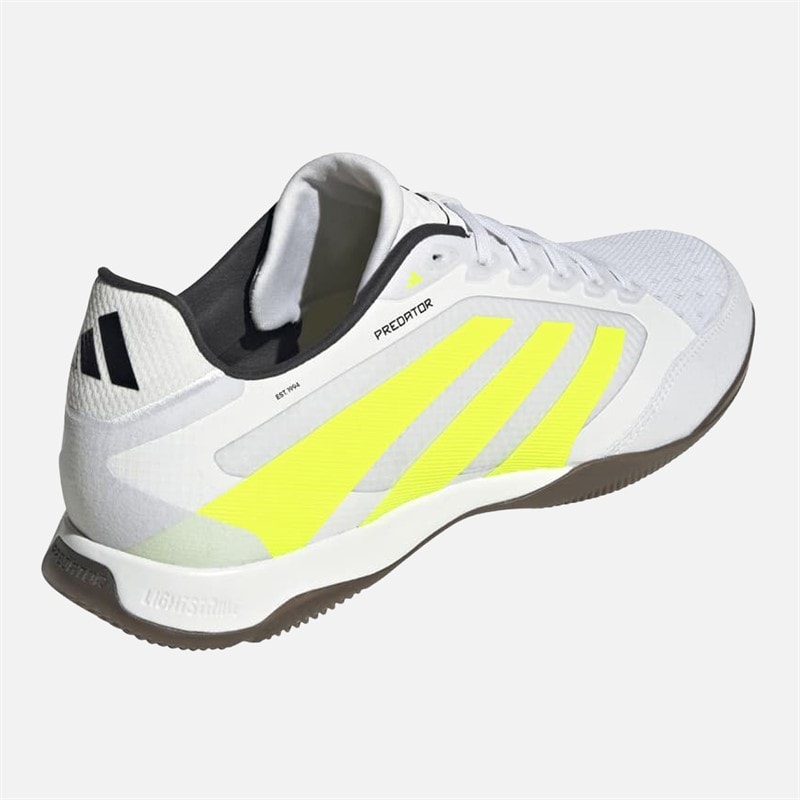 adidas Mens Predator Pro IN Indoor Football Boots Cloud White/Lucid Lemon/Core Black - Image 3