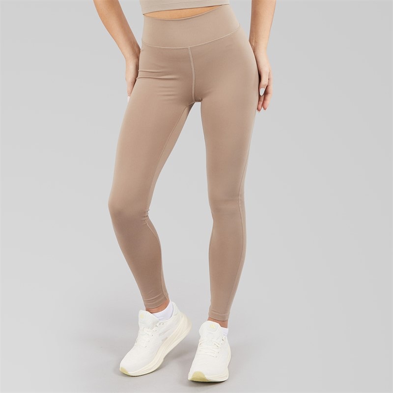 adidas Womens All Me Essentials Full Length Leggings Chalky Brown/Chalky Brown