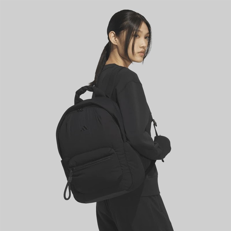 adidas Must Haves Puffy Backpack Black - Image 5