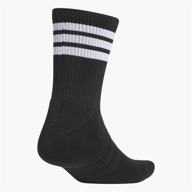 adidas  Golf 3-Stripes Half Crew Socks Black - Image 2