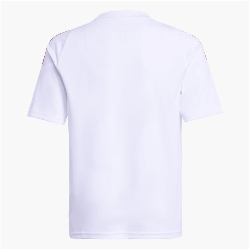 adidas Junior Messi Training Jersey White/Semi Lucid Red - Image 2