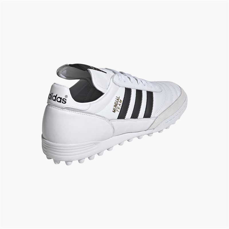 adidas Mens Mundial Team TF Astro Football Boots Cloud White/Core Black/Gold Metallic - Image 3