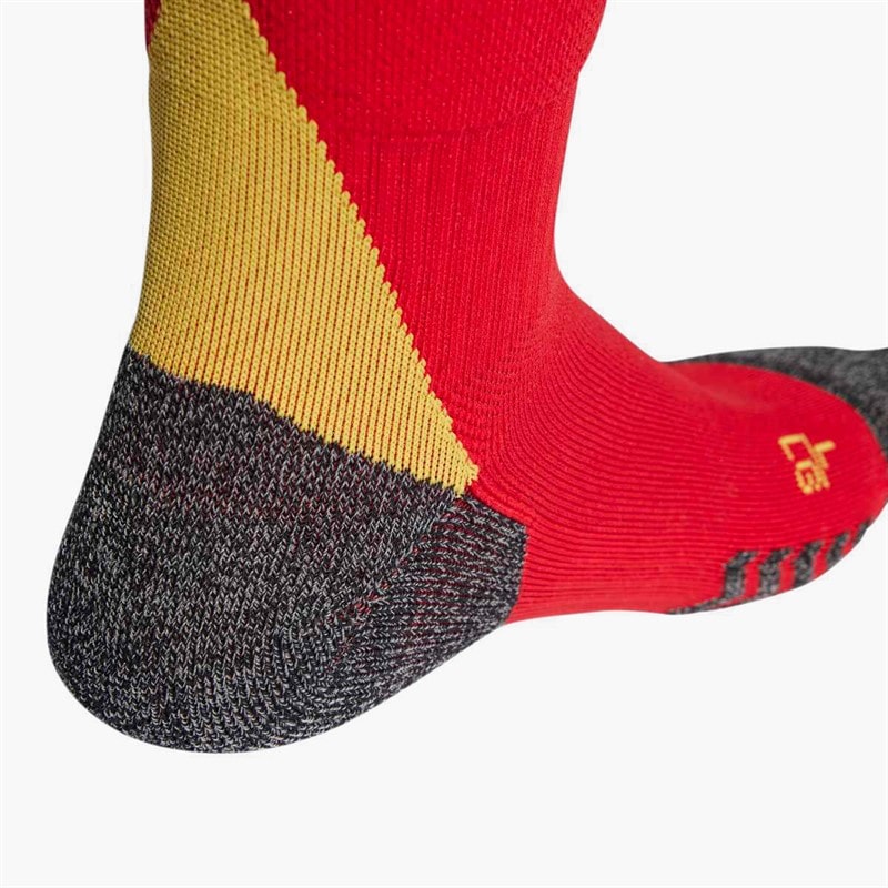 adidas Mens RFEF Spain 2024 Home Football Socks Better Scarlet - Image 2