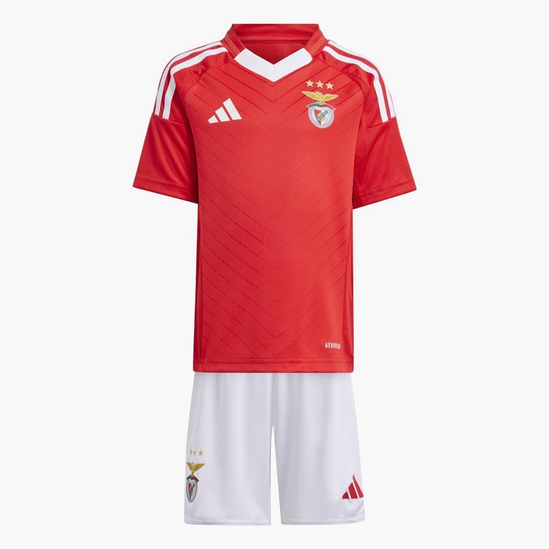 adidas Kids SLB Benfica FC 24/25 No Sponser Home Mini Kit Benfica Red - Image 2