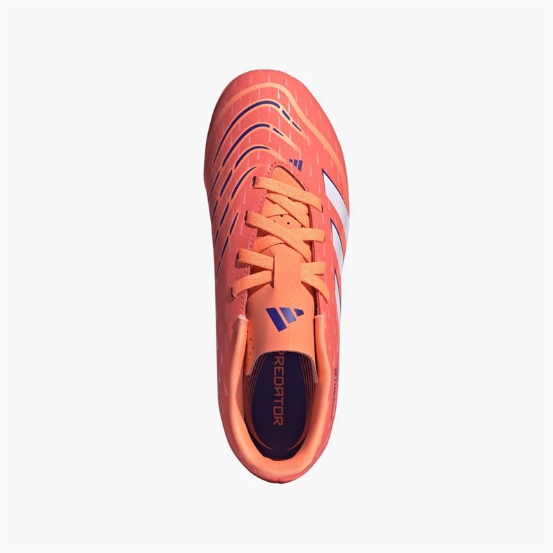 adidas Junior Predator Club FG/MG Firm/Multi Ground Football Boots Signal Coral/Cloud White/Beam Orange - Image 4