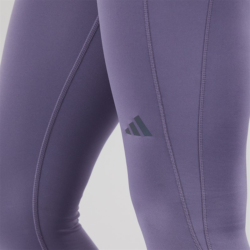 adidas Womens Own The Run 7/8 Running Leggings Preloved Violet - Image 5