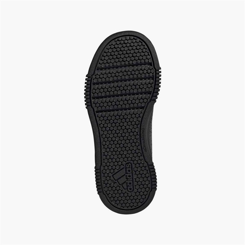 adidas Junior Tensaur Hook And Loop Velcro Trainers Core Black/Core Black/Grey Six - Image 2