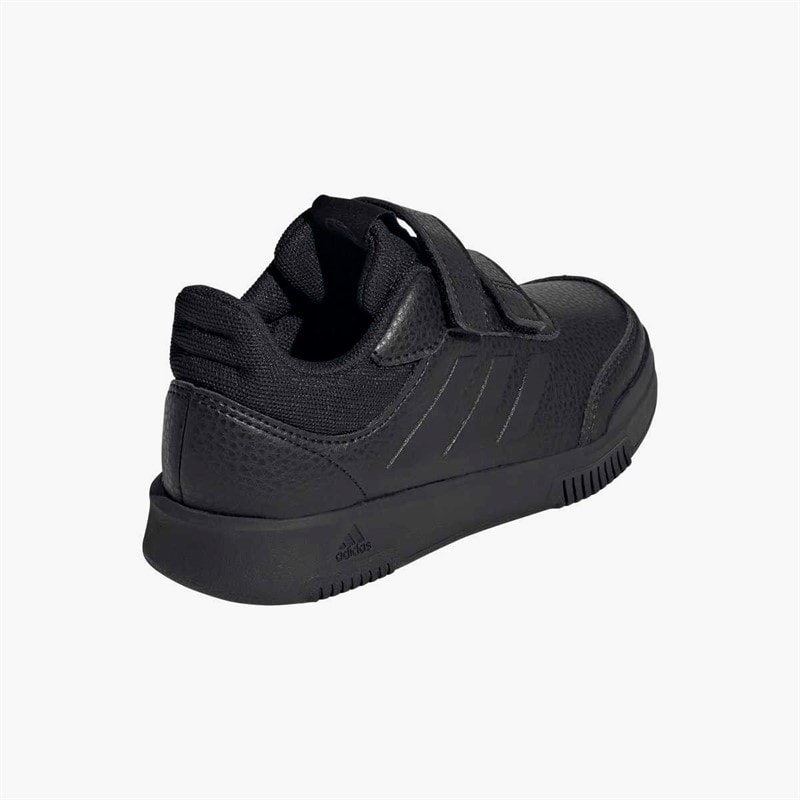 adidas Junior Tensaur Hook And Loop Velcro Trainers Core Black/Core Black/Grey Six - Image 3