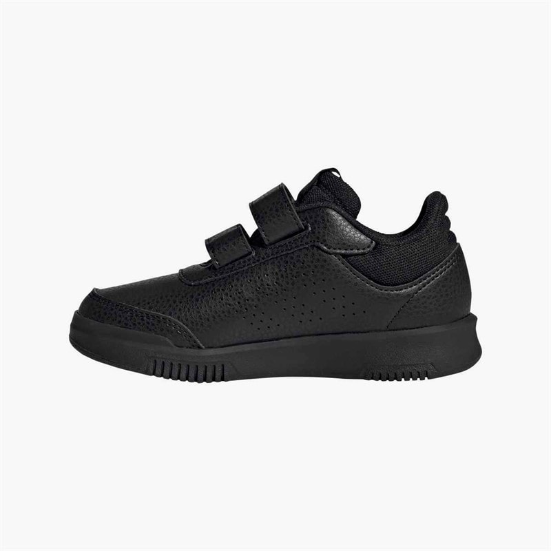 adidas Junior Tensaur Hook And Loop Velcro Trainers Core Black/Core Black/Grey Six - Image 5