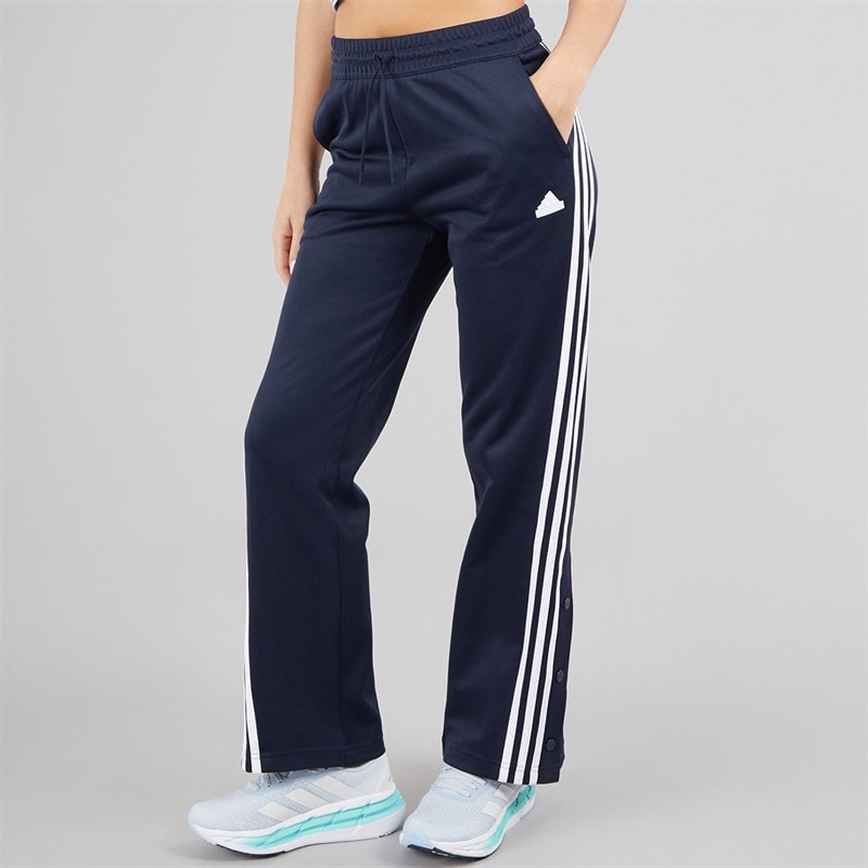 adidas Womens Iconic Wrapping 3-Stripes Snap Track Pants Legend Ink/White - Image 3