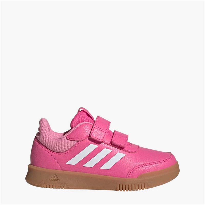 adidas Junior Girls Tensaur Hook And Loop Velcro Trainers Pulse Magenta/Cloud White/Bliss Pink - Image 1
