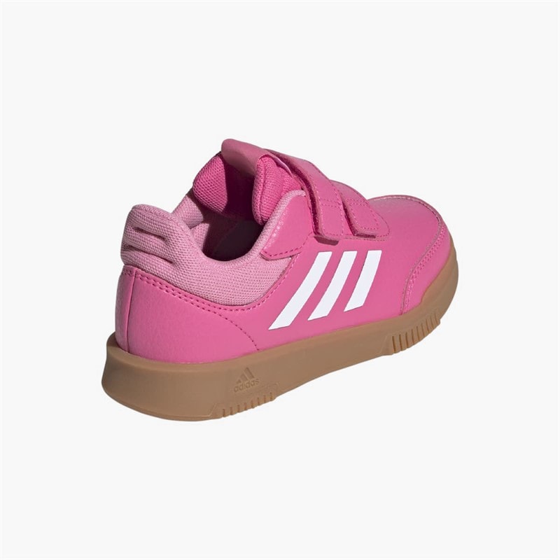 adidas Junior Girls Tensaur Hook And Loop Velcro Trainers Pulse Magenta/Cloud White/Bliss Pink - Image 3