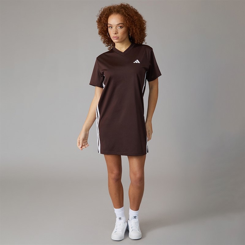 adidas Womens Sport Craft Shift Dress Shadow Brown - Image 4