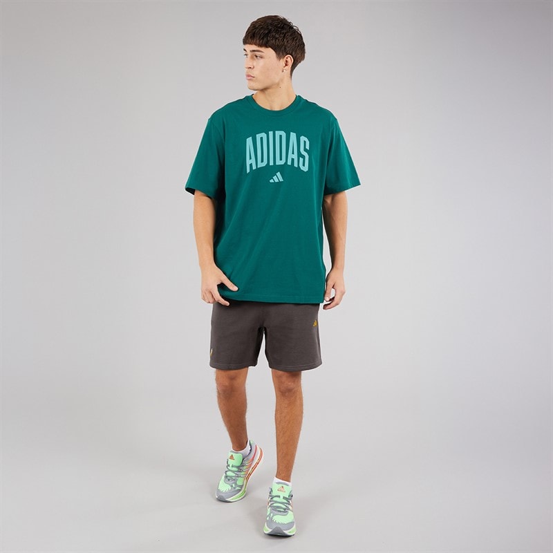 adidas Mens X Fortnite Fleece Shorts Charcoal - Image 4