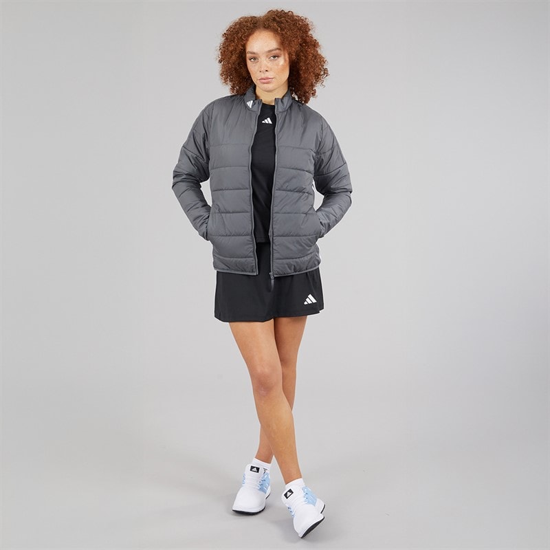 adidas Womens Puffer Golf Jacket Grey - Image 4