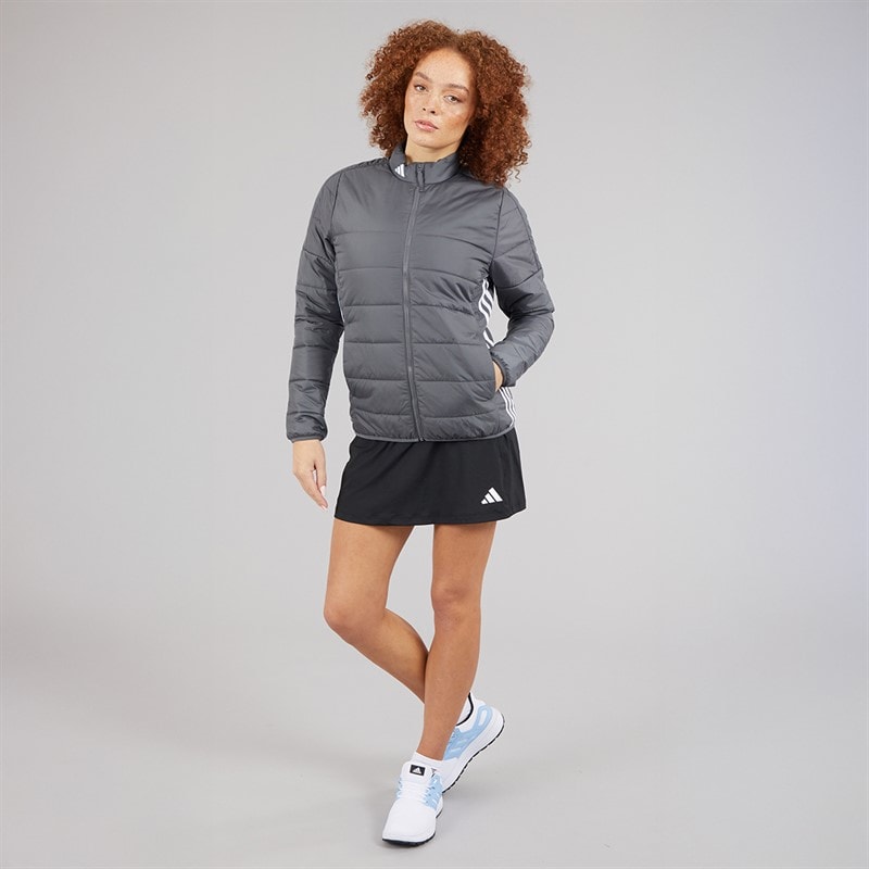 adidas Womens Puffer Golf Jacket Grey - Image 5
