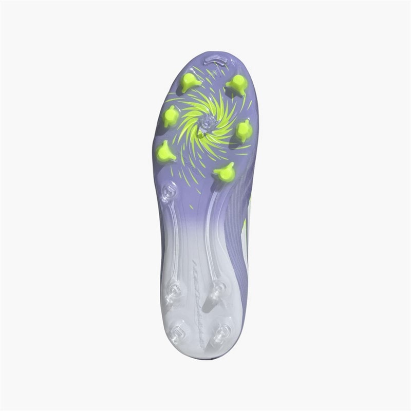 adidas Womens F50 Sparkfusion League FG/AG Firm Ground/Artificial Ground Football Boots Violet Tone/Lucid Lemon/Purple Rush - Image 2